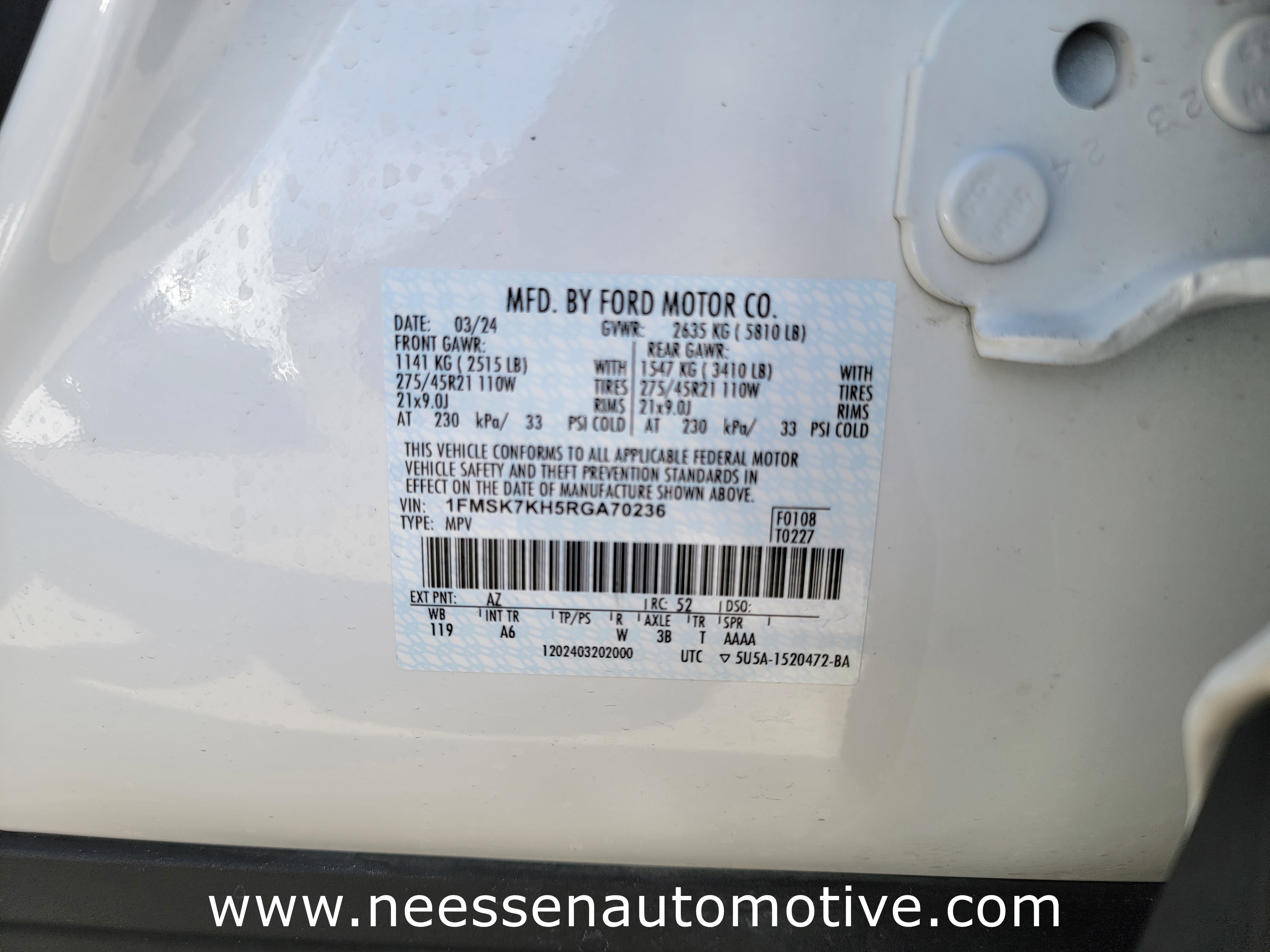 2024 Ford Explorer ST-Line