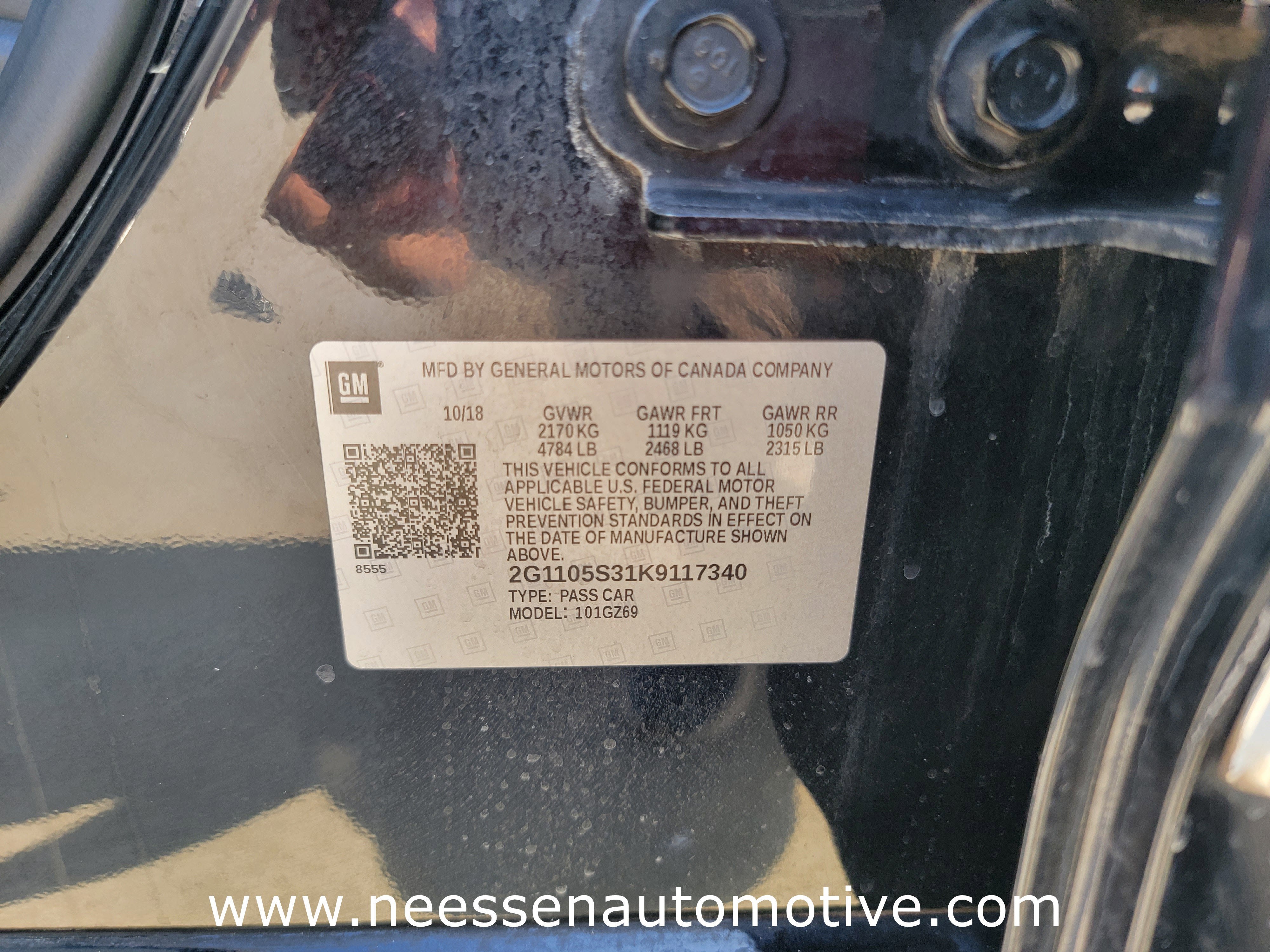 2019 Chevrolet Impala Base