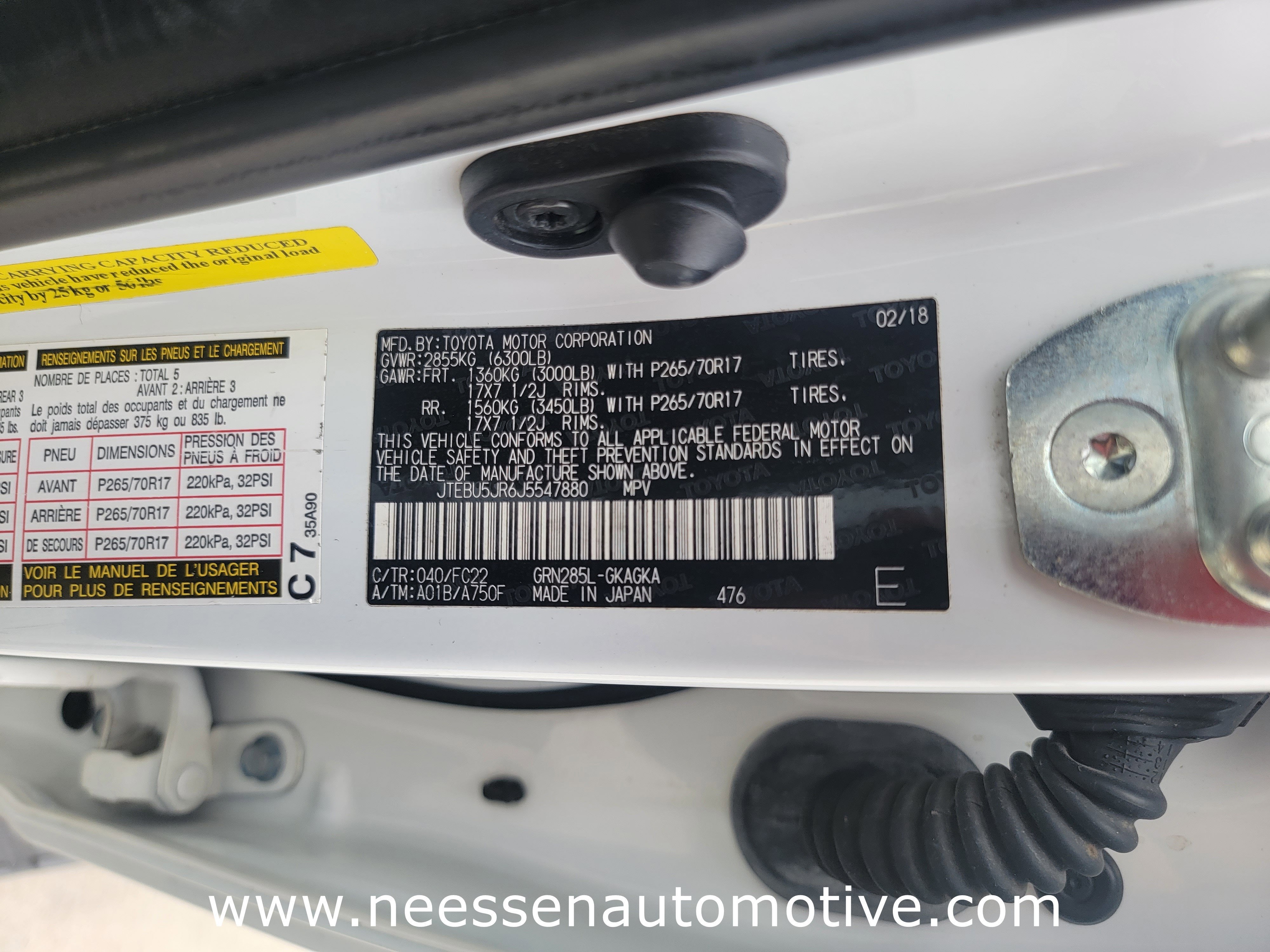 2018 Toyota 4Runner SR5