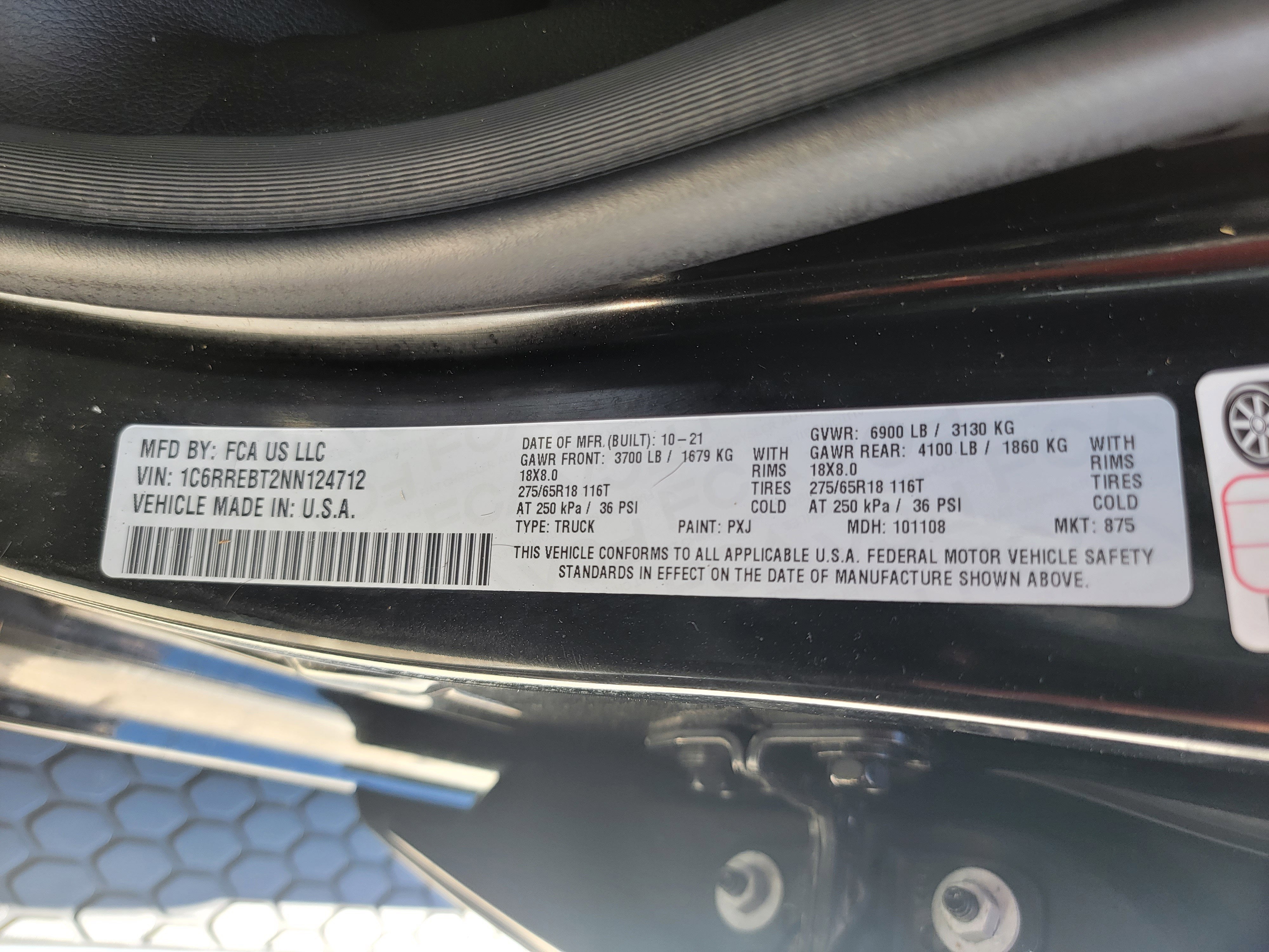 2022 RAM 1500 Lone Star