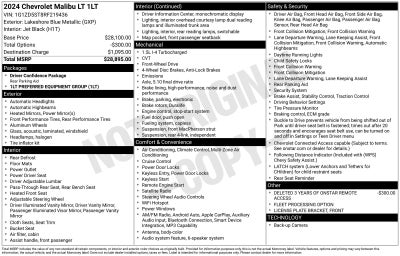 2024 Chevrolet Malibu LT 1LT