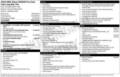2024 GMC Sierra 3500HD Pro