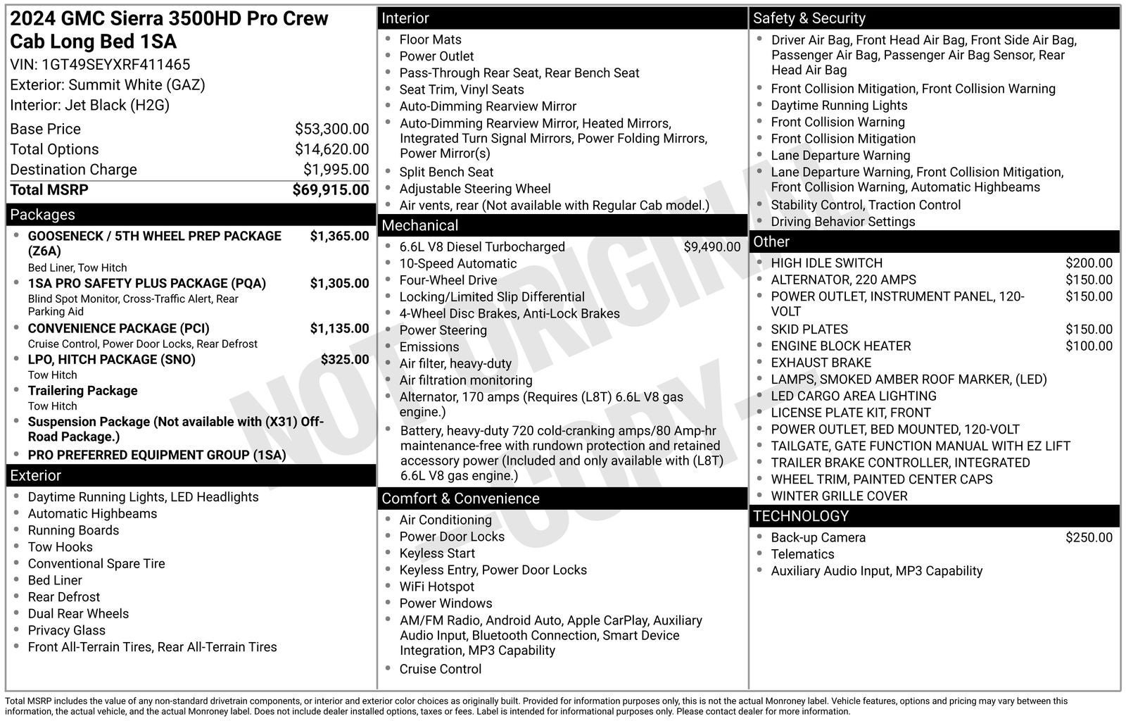 2024 GMC Sierra 3500HD Pro