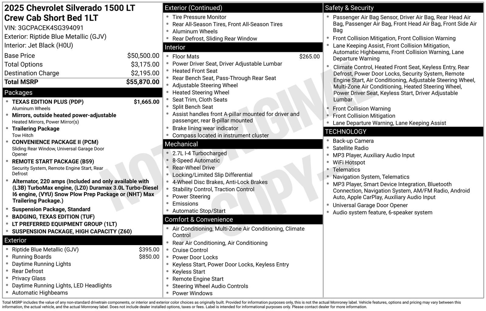 2025 Chevrolet Silverado 1500 LT