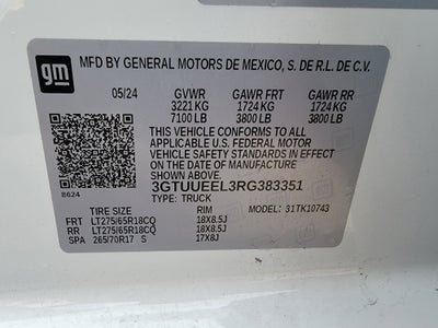 2024 GMC Sierra 1500 AT4