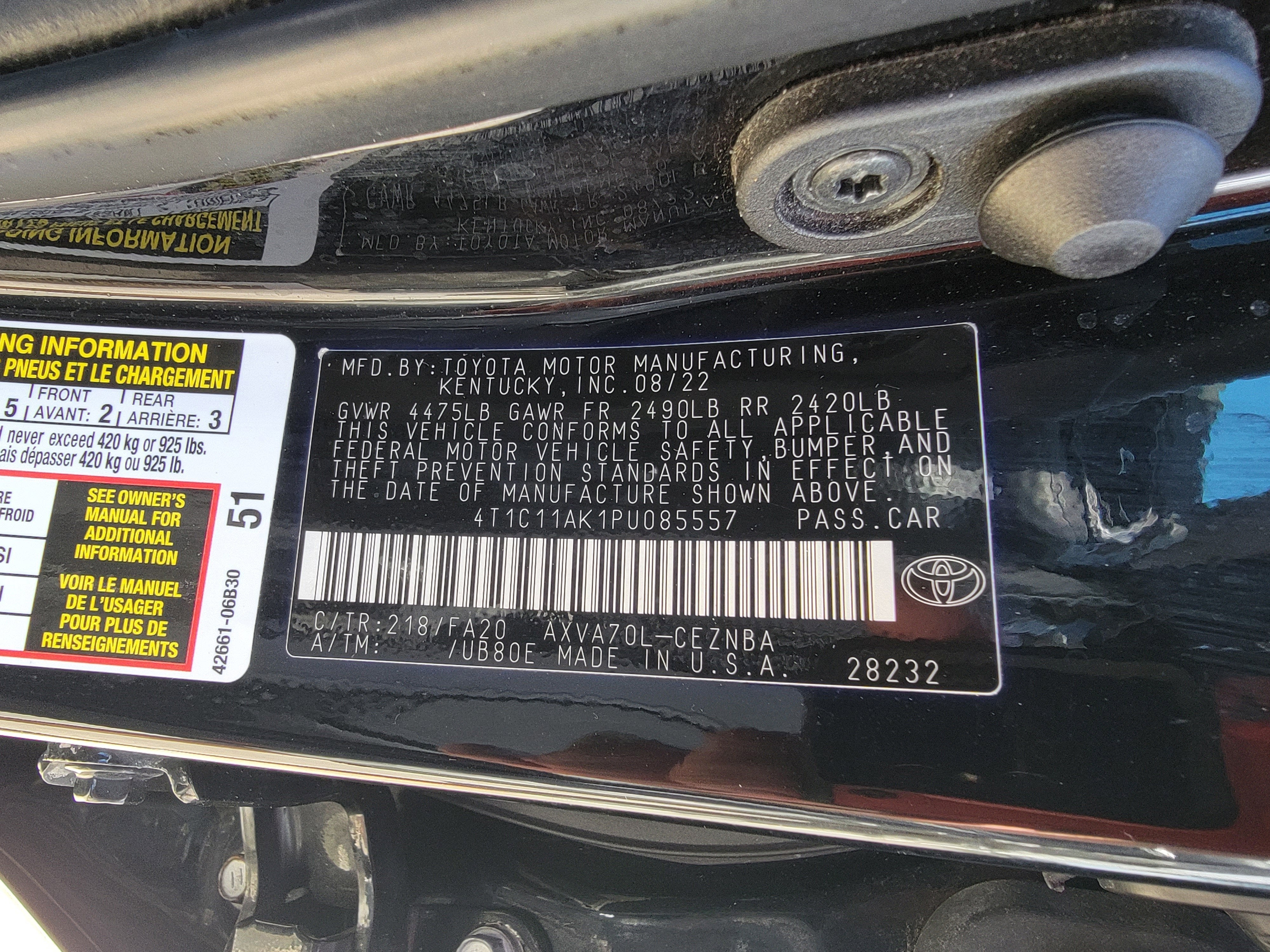 2023 Toyota Camry LE