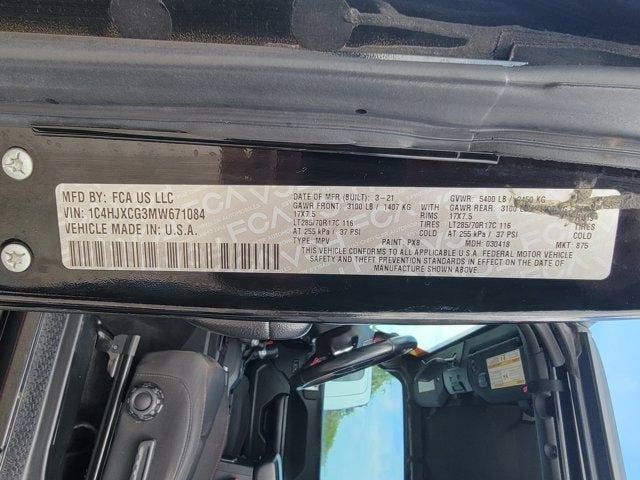 2021 Jeep Wrangler Rubicon