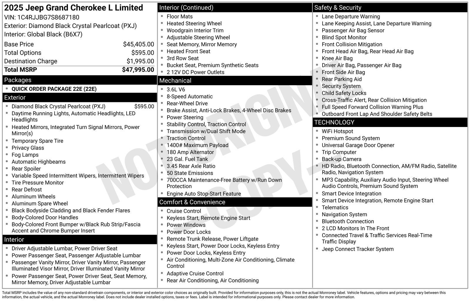 2025 Jeep Grand Cherokee L Limited