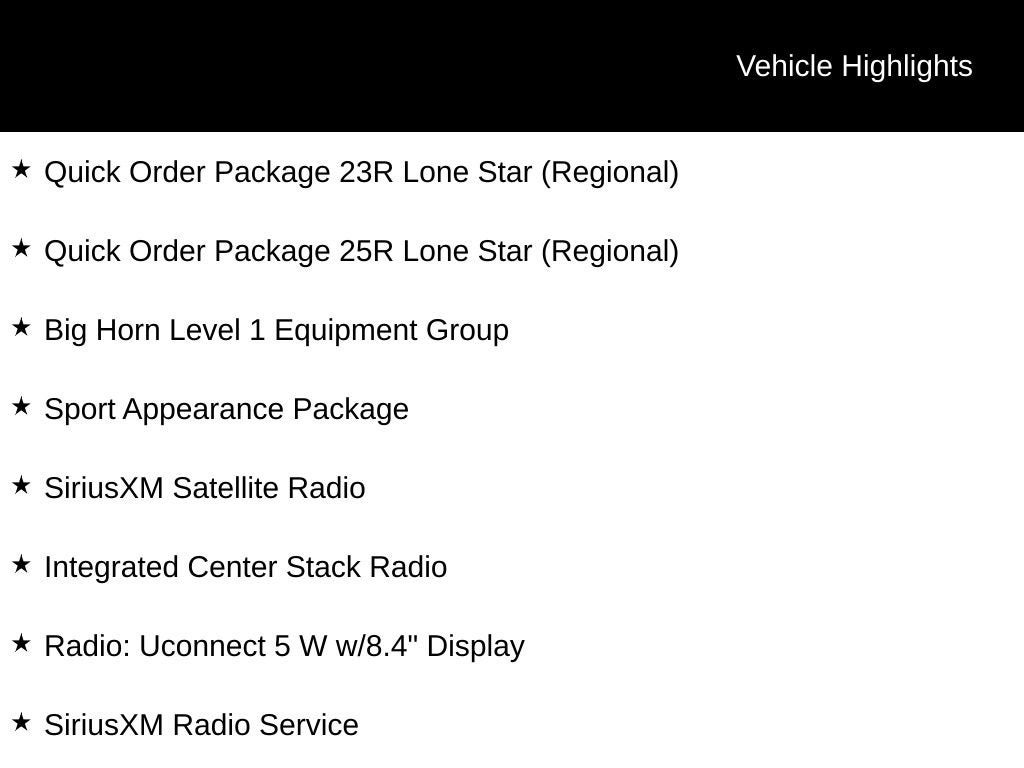 2022 RAM 1500 Lone Star