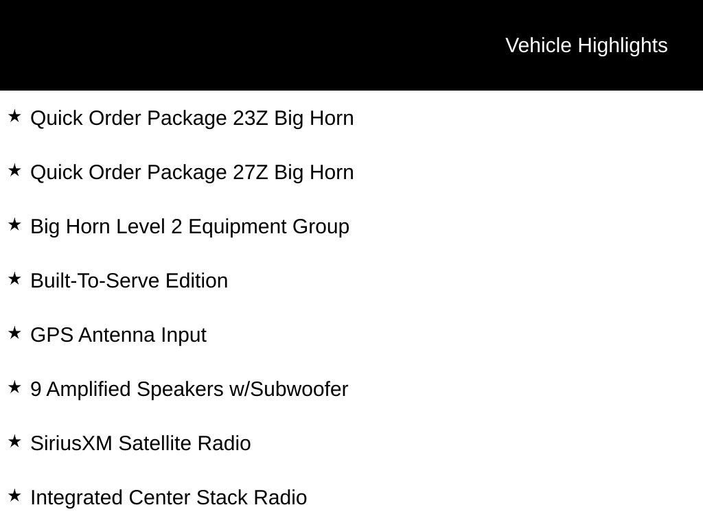 2022 RAM 1500 Big Horn
