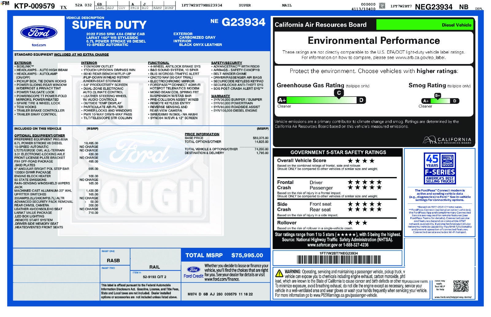 2022 Ford Super Duty F-250 SRW XL