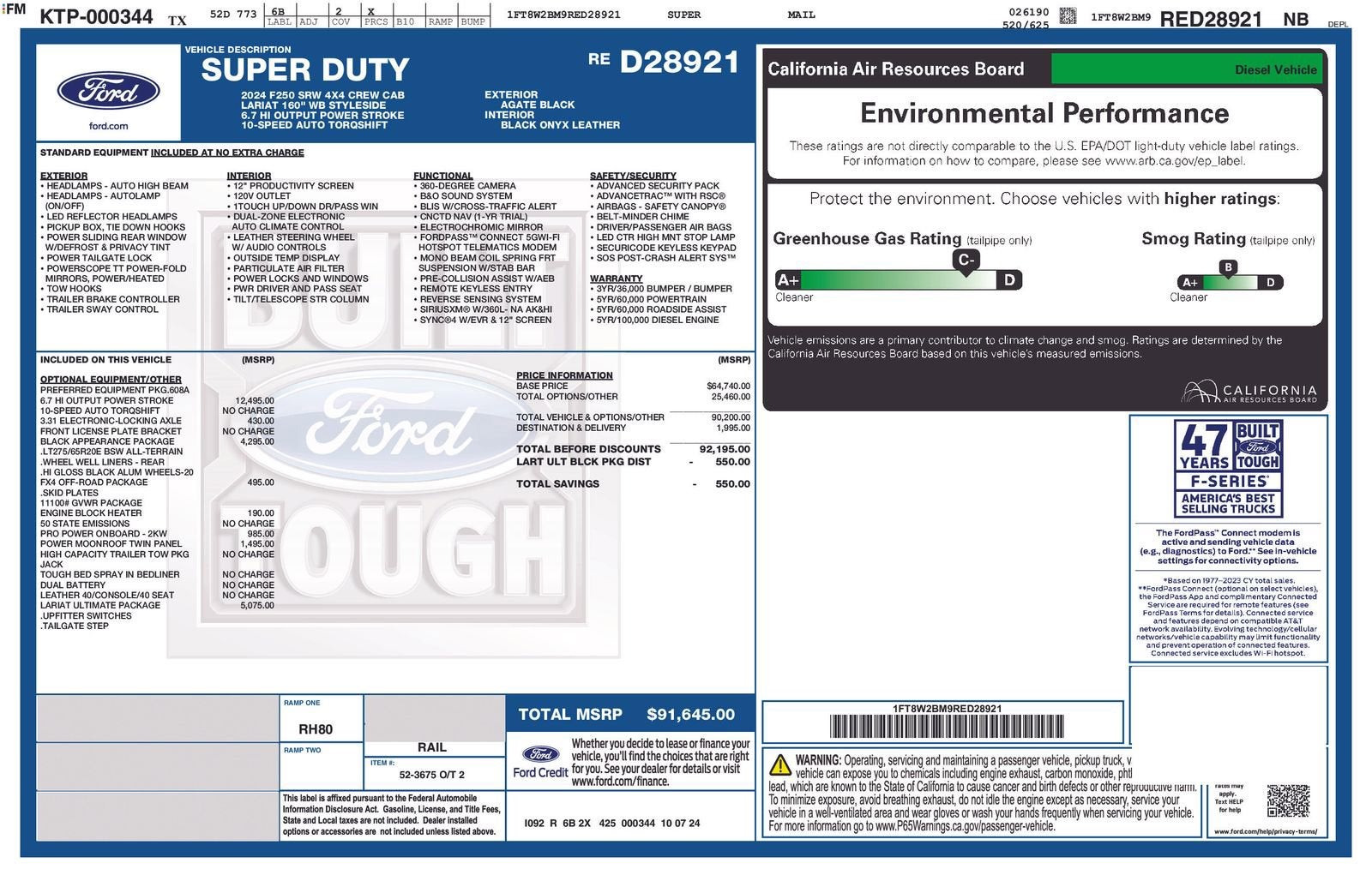 2024 Ford Super Duty F-250 SRW XL