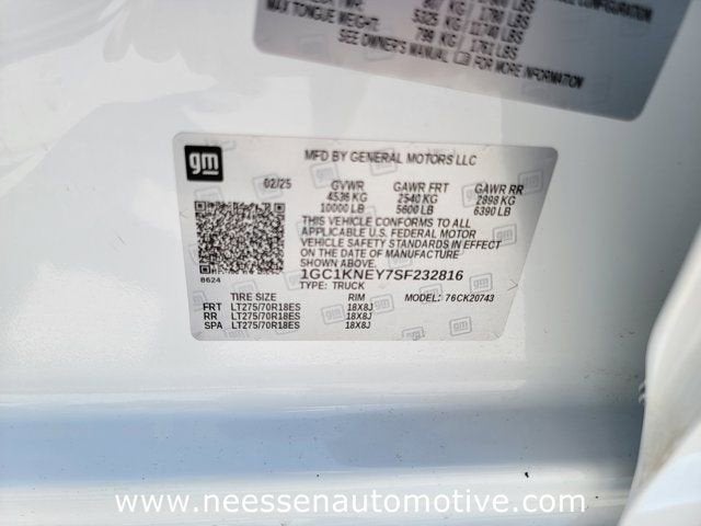 2025 Chevrolet Silverado 2500 HD LT