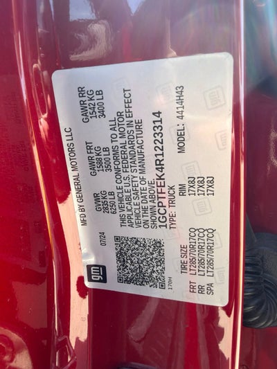 2024 Chevrolet Colorado ZR2