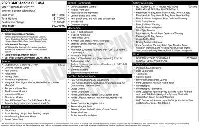 2023 GMC Acadia SLT