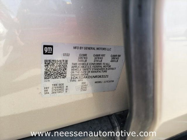 2022 GMC Yukon SLE