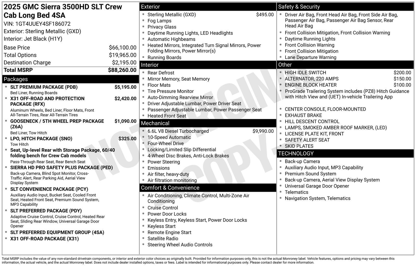 2025 GMC Sierra 3500 HD SLT