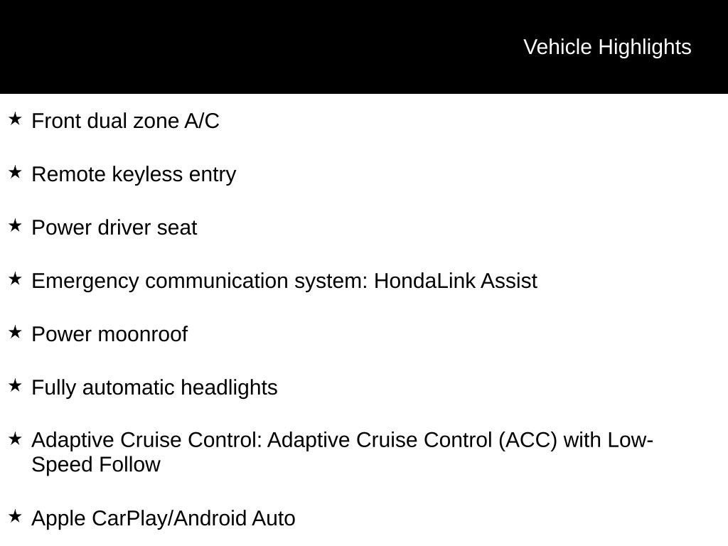 2023 Honda Accord Sedan EX