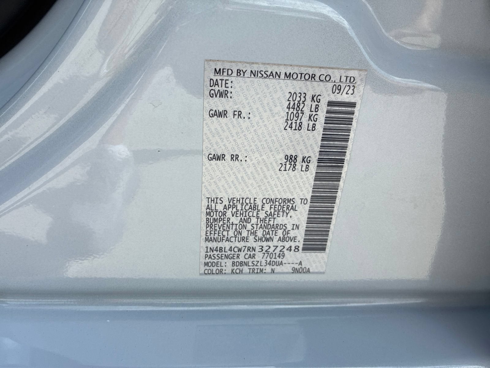 2024 Nissan Altima 2.5 SR