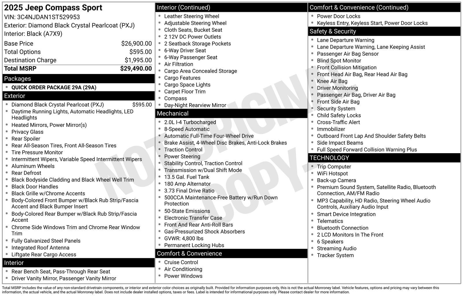 2025 Jeep Compass Sport