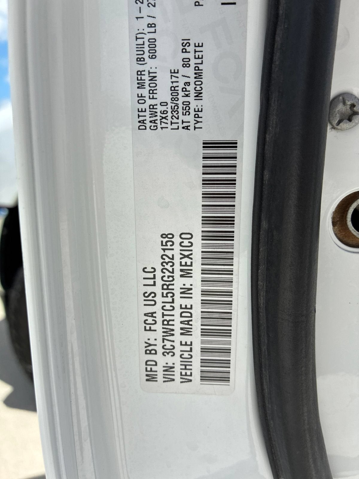 2024 RAM 3500 Chassis Cab Tradesman