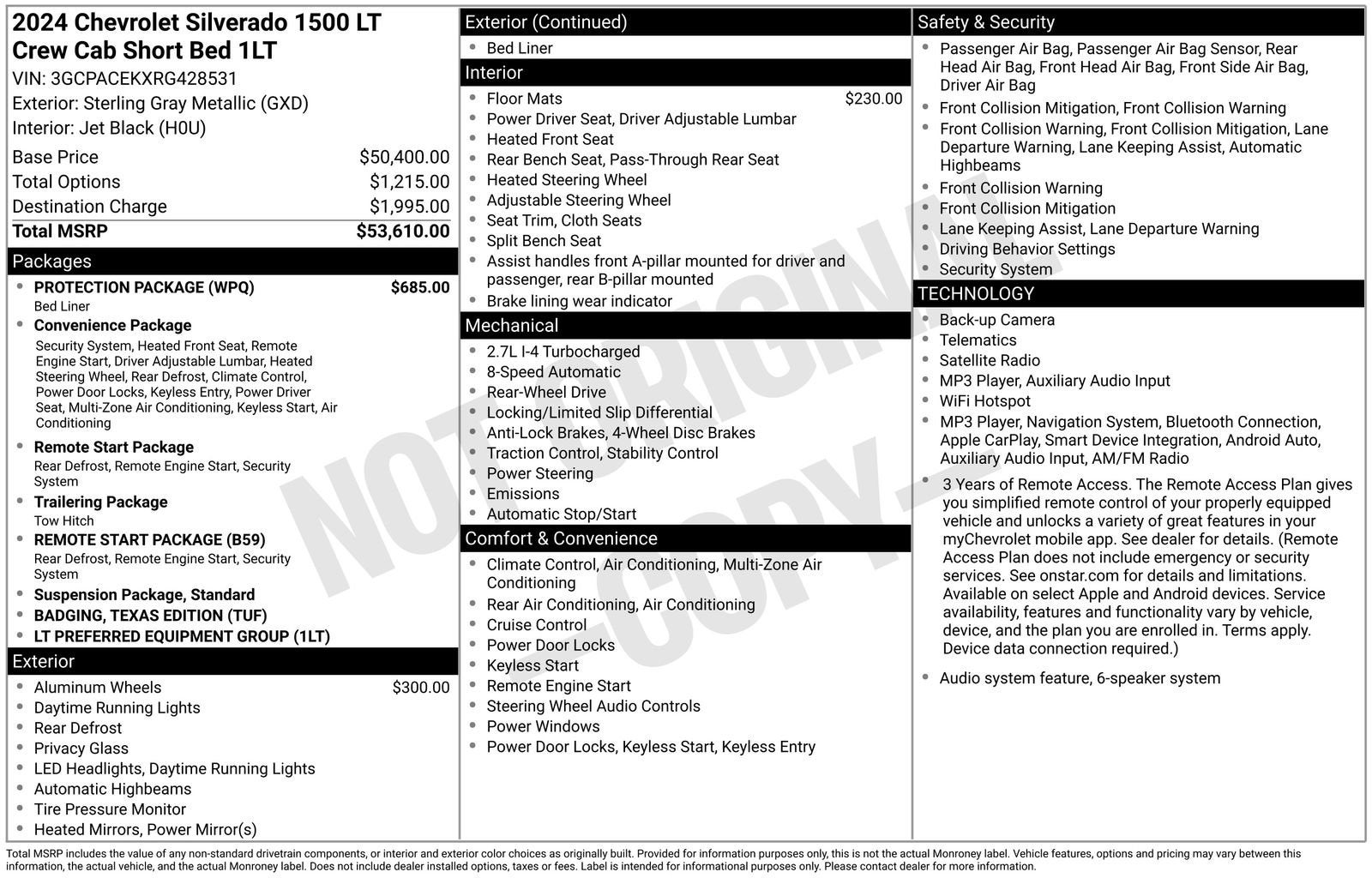2024 Chevrolet Silverado 1500 LT