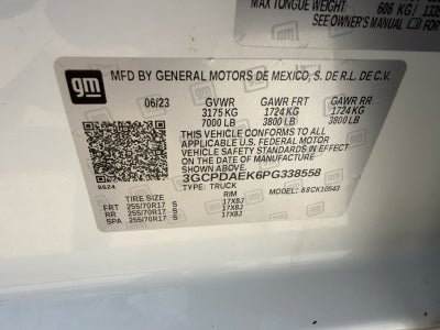 2023 Chevrolet Silverado 1500 Work Truck