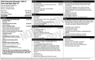 2026 Chevrolet Silverado 1500 LT