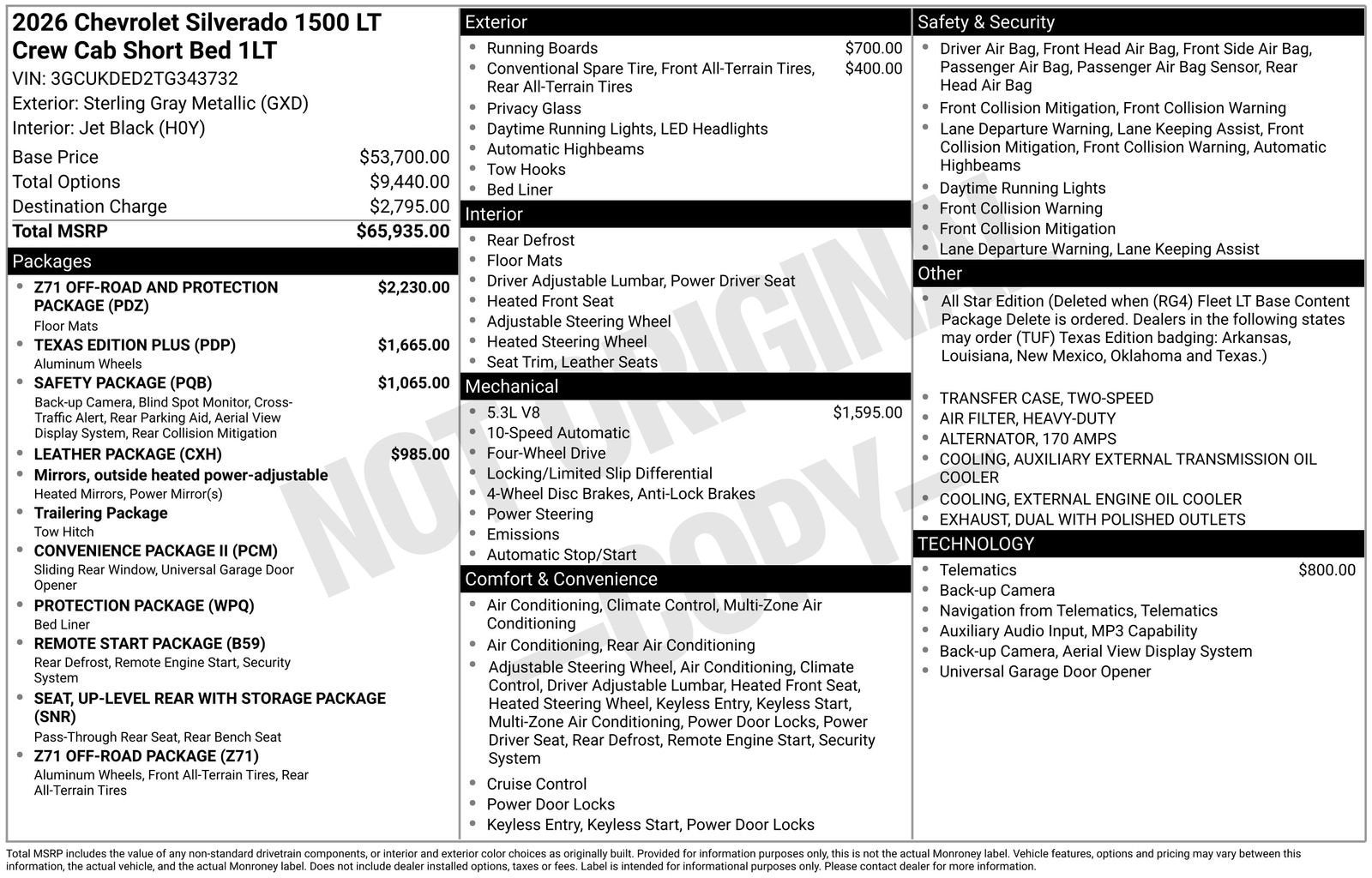 2026 Chevrolet Silverado 1500 LT