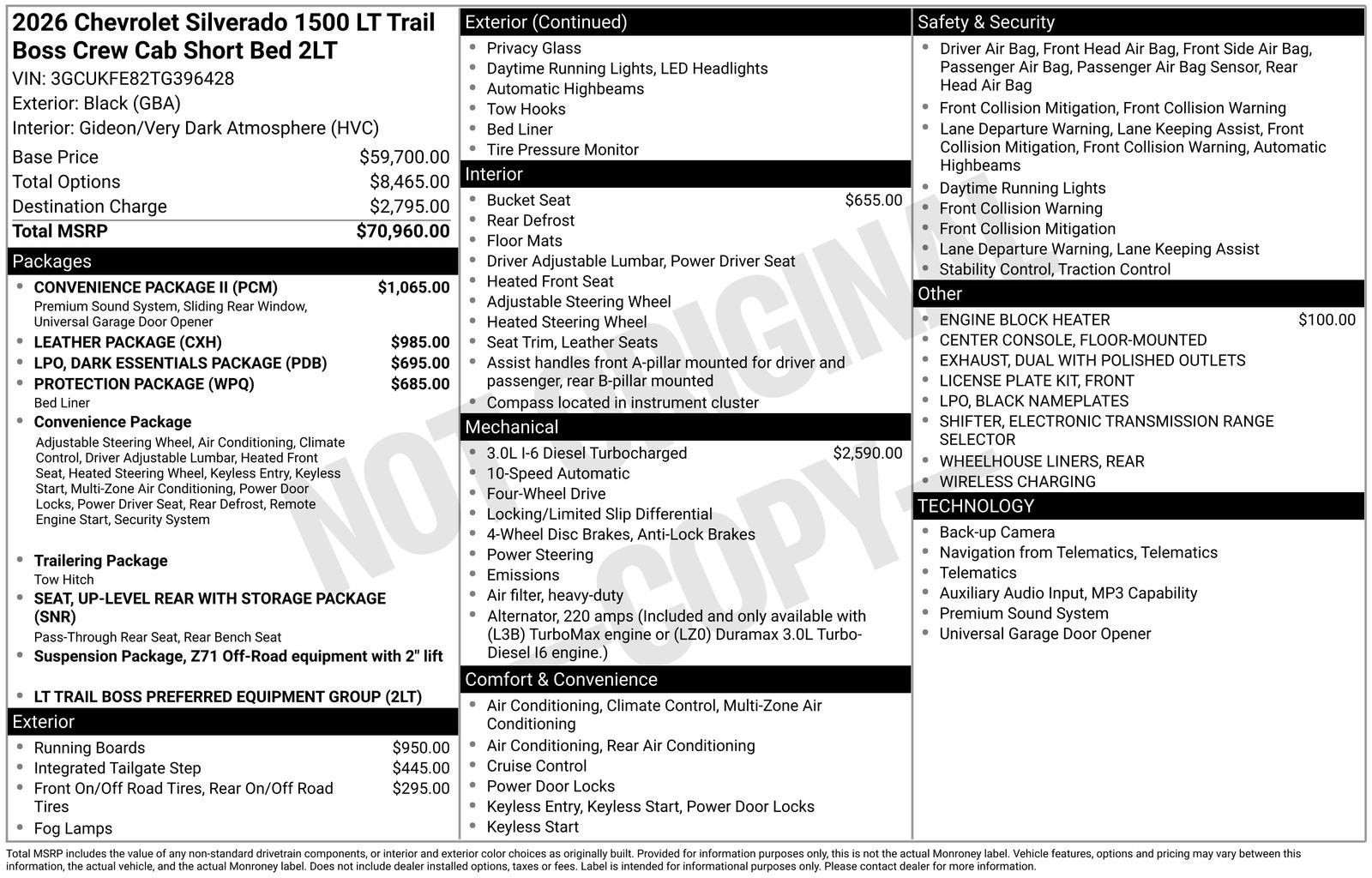 2026 Chevrolet Silverado 1500 LT Trail Boss