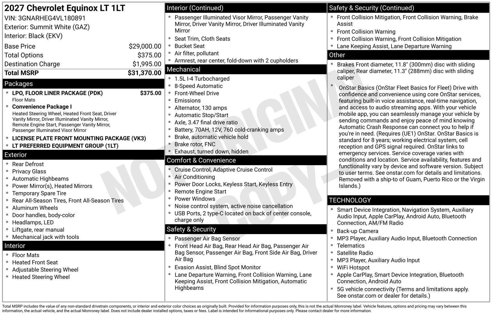 2027 Chevrolet Equinox LT