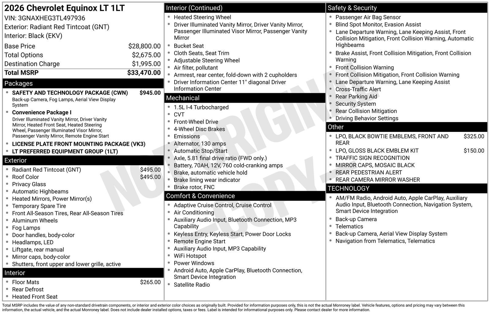 2026 Chevrolet Equinox LT