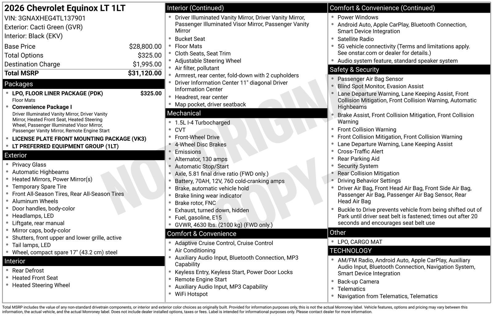 2026 Chevrolet Equinox LT