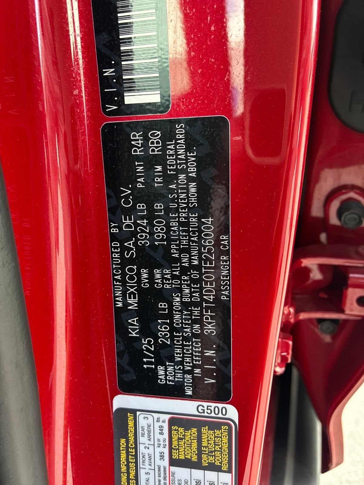 2026 Kia K4 LXS