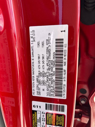 2026 Toyota Tacoma 4WD SR5