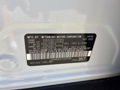 2026 Mitsubishi Outlander Sport S