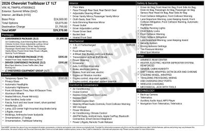 2026 Chevrolet Trailblazer LT