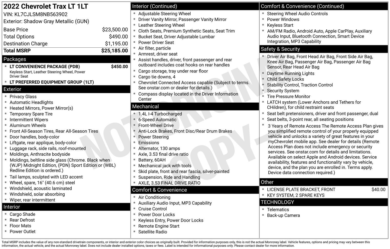 2022 Chevrolet Trax LT