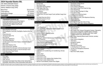 2024 Hyundai Elantra SEL