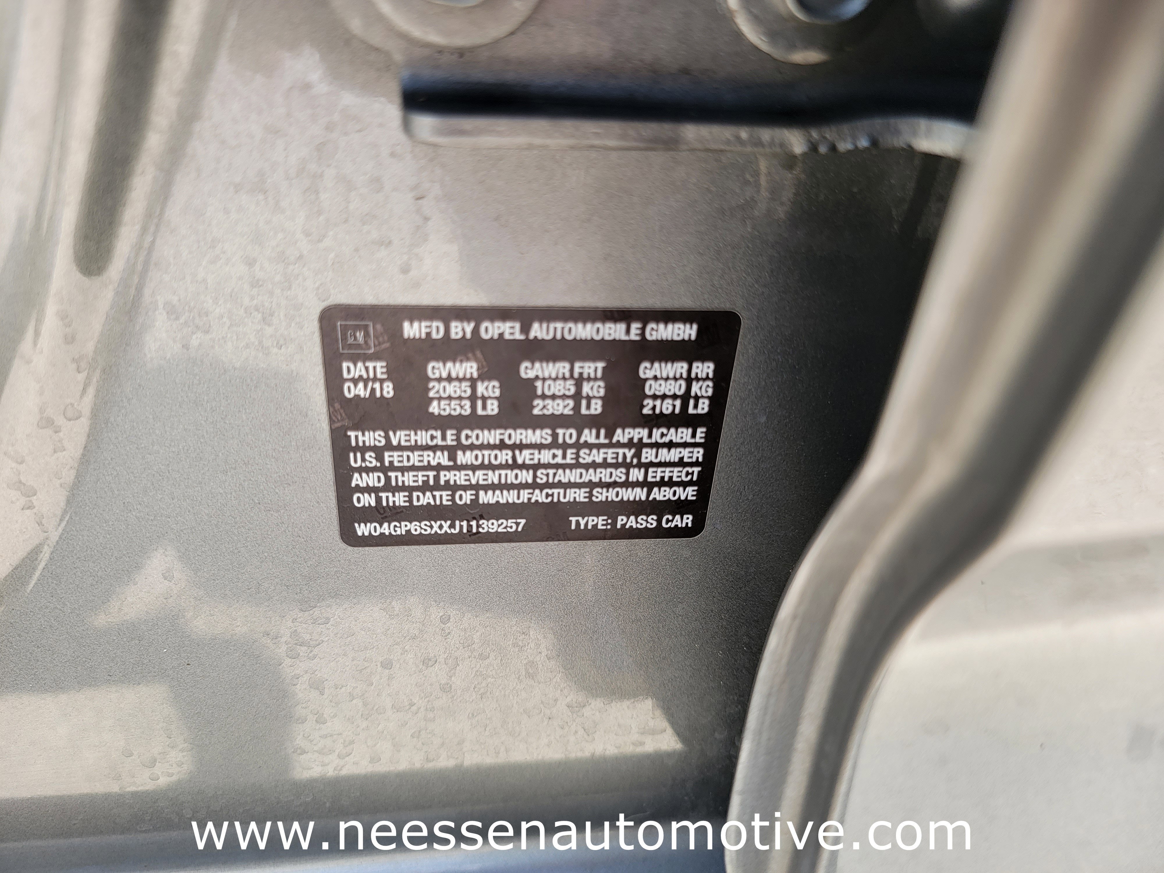 2018 Buick Regal Sportback Essence